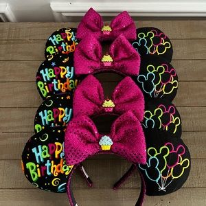 Disney Minnie Mouse Happy Birthday Ears